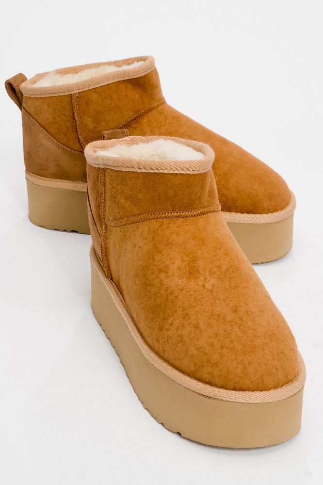 kadin-platform-taban-bilekte-bot-CAMEL SUET -UGG2511123-0083892_0